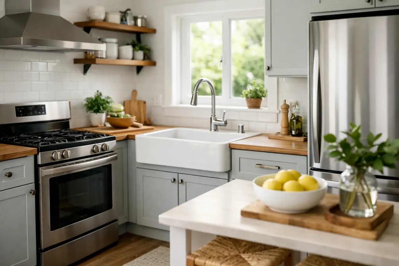 A Small Kitchen Makeover Example That Works
