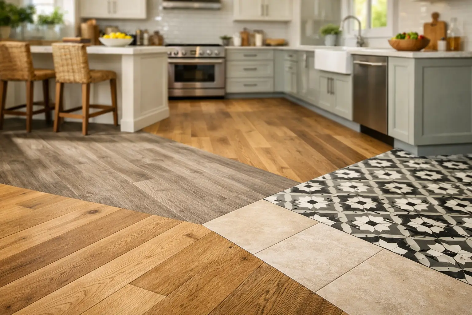 Best Kitchen Flooring for Real Homes