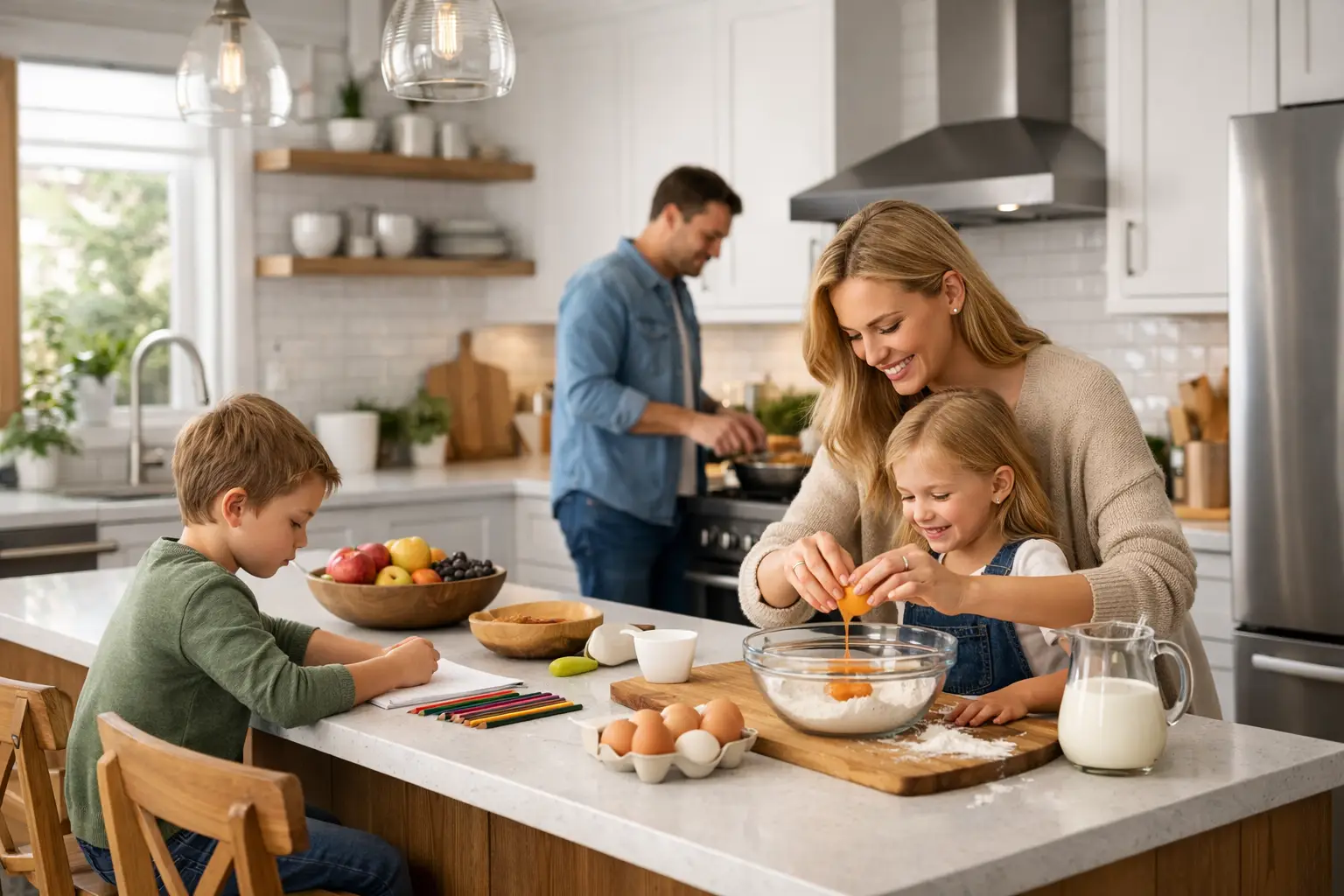 How to Design a Family Kitchen That Works