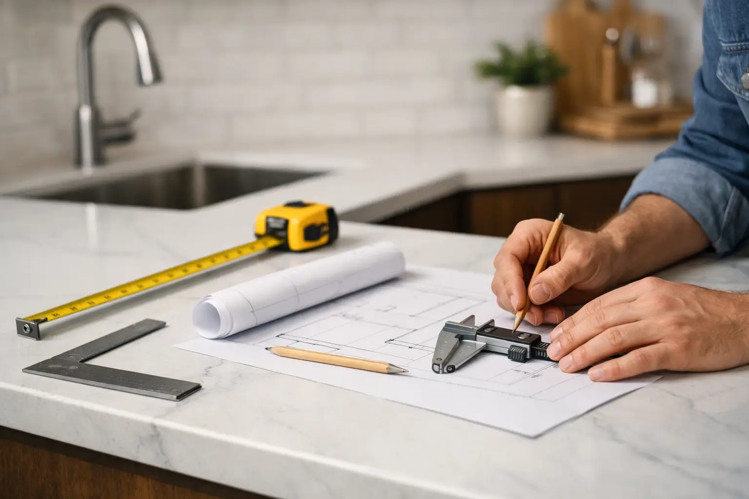 How to Measure for Quartz Worktops
