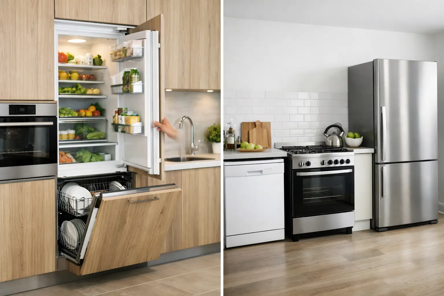 Integrated or Freestanding Appliances?