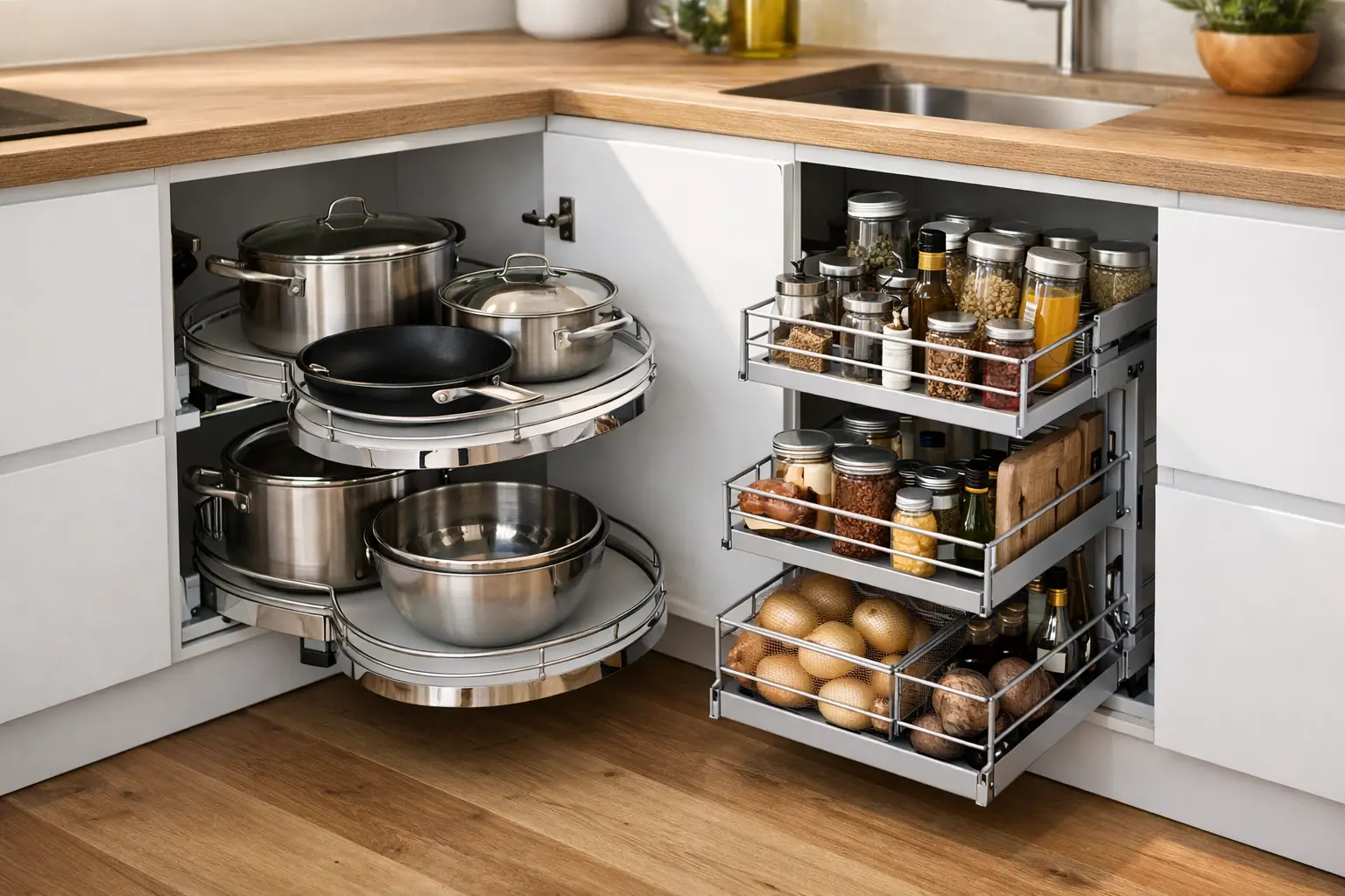 Kitchen Corner Storage That Actually Works