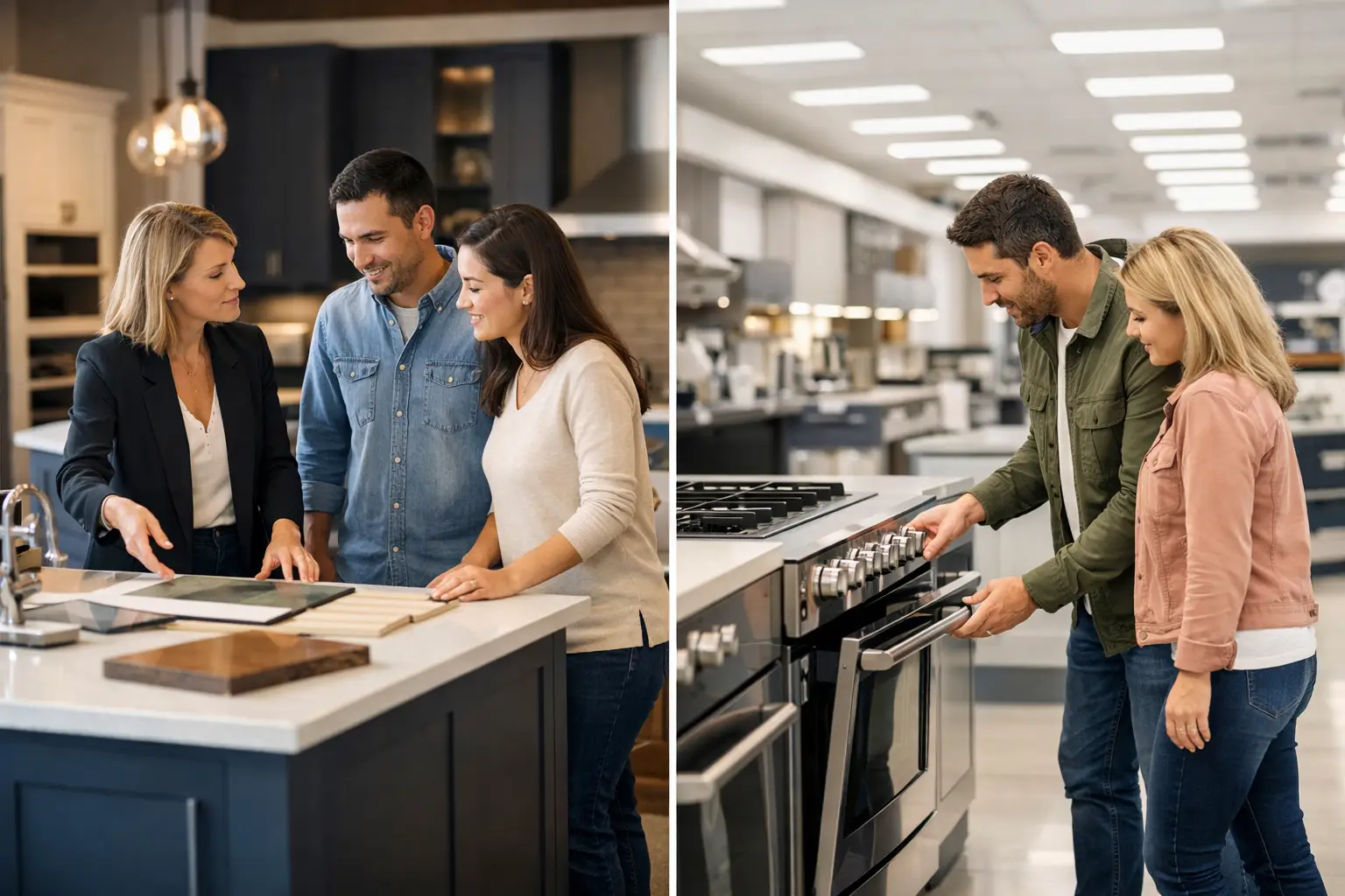 Local kitchen showroom vs national retailer
