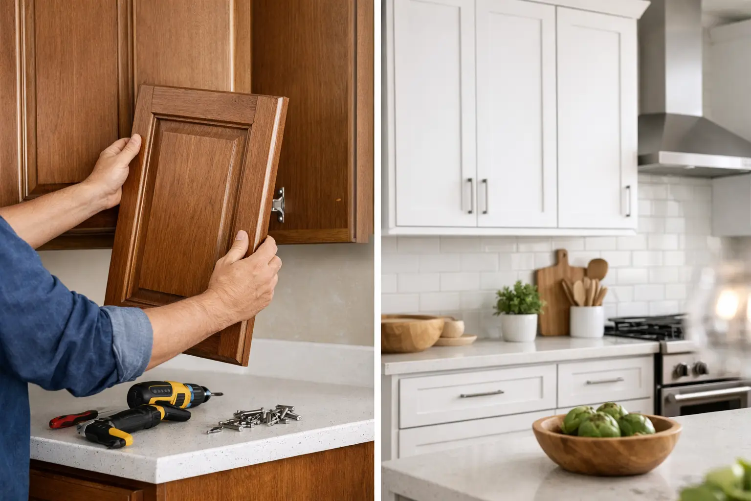 A Replacement Door Project Example for Your Kitchen