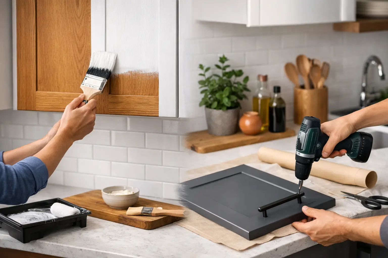 How to Refresh Kitchen Cupboards Without Replacing Units