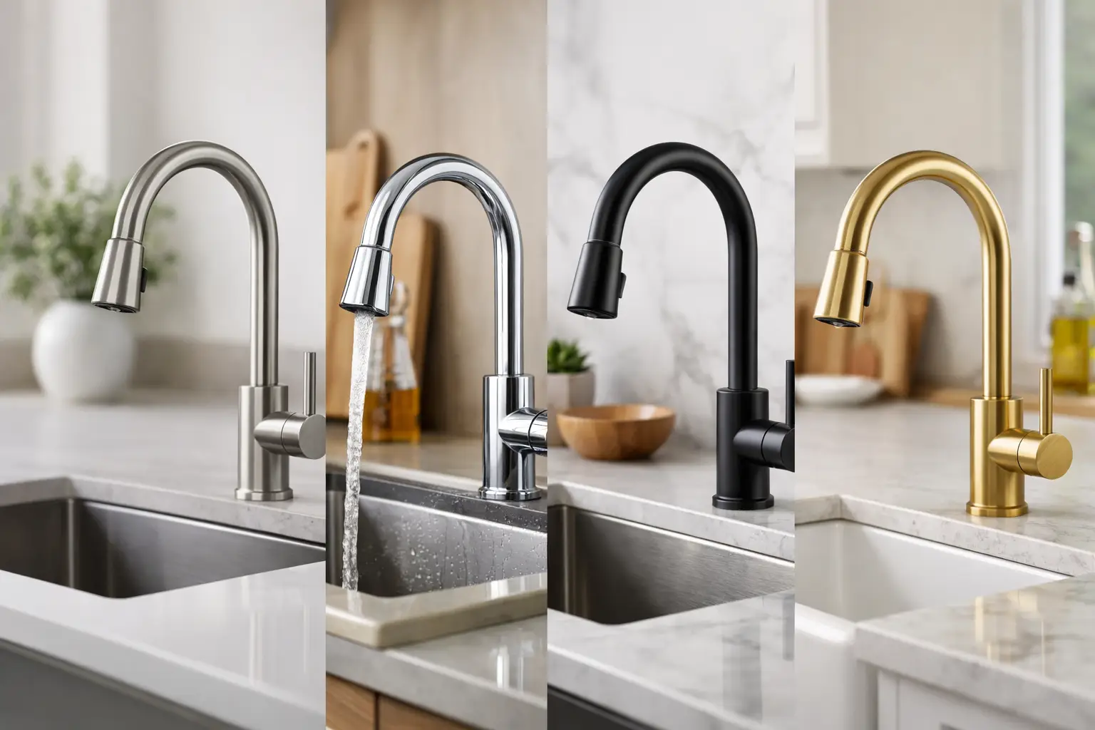 Kitchen Tap Finishes That Work With Your Kitchen