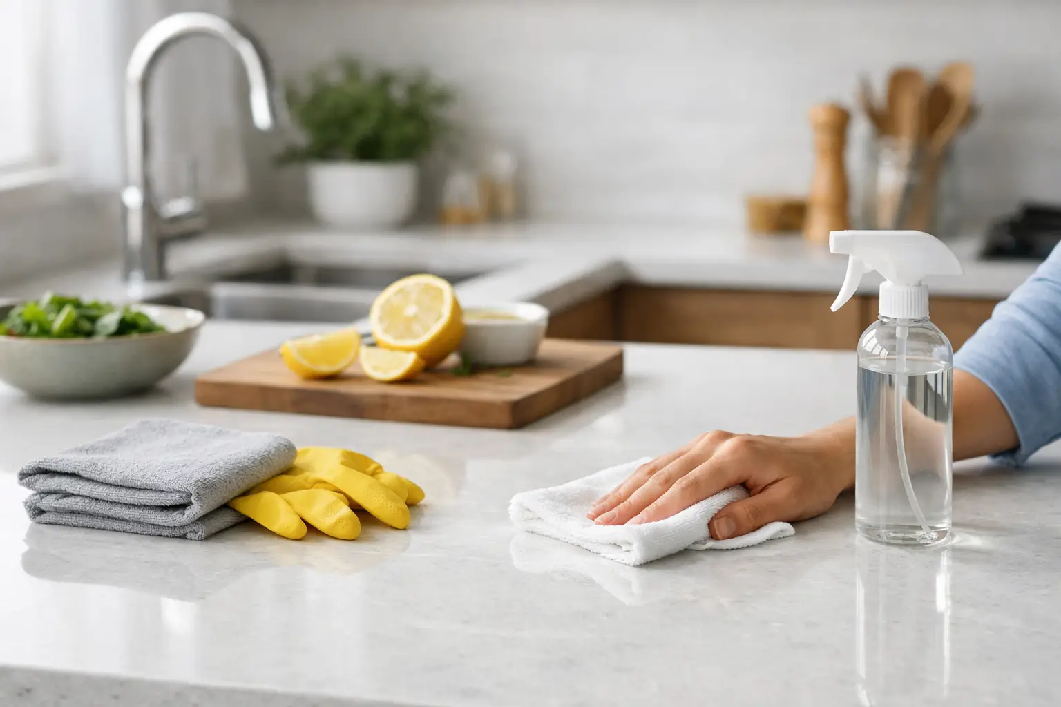 Quartz Worktop Care Guide for Everyday Kitchens