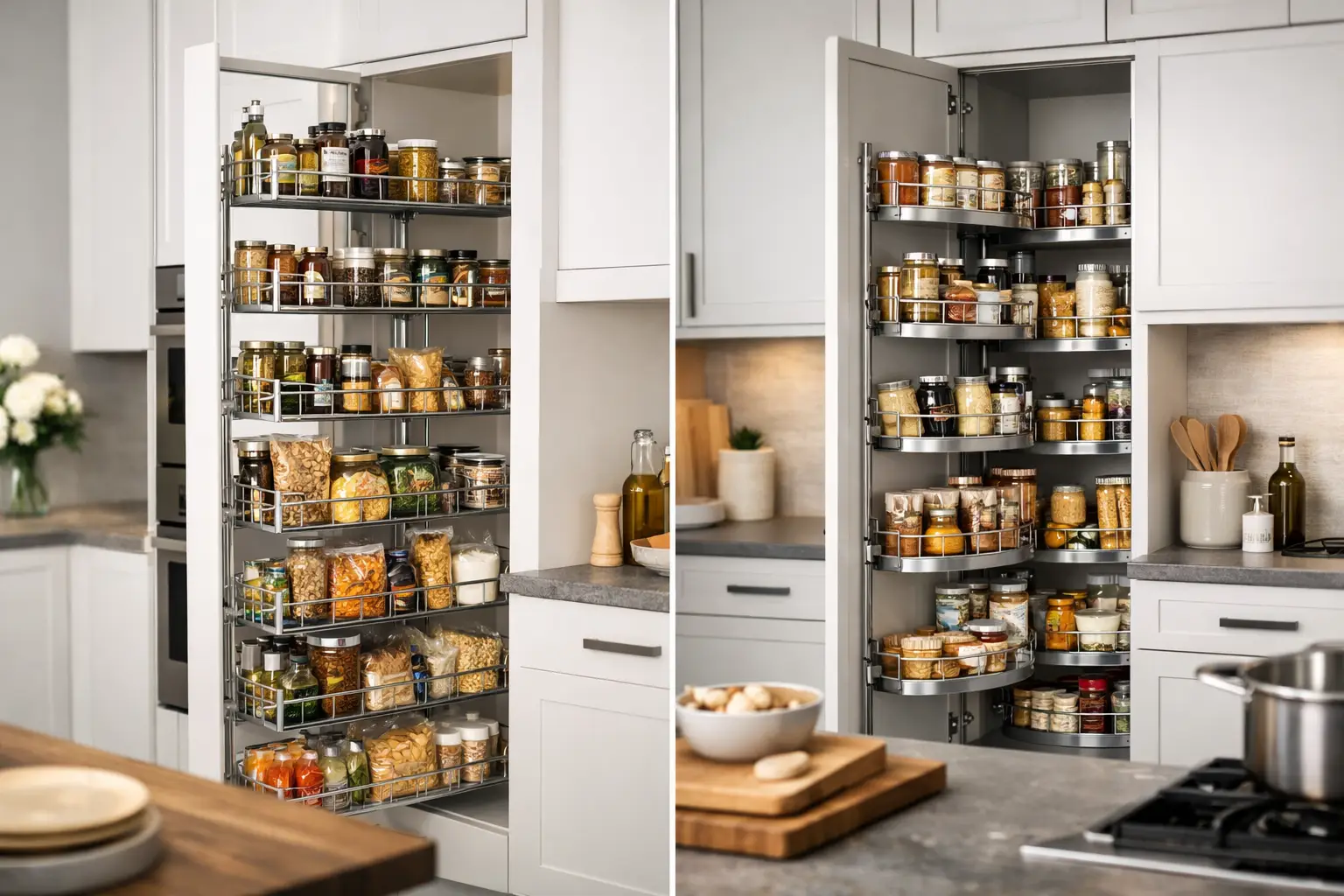 Space Saving Pantry Units for Existing Kitchens
