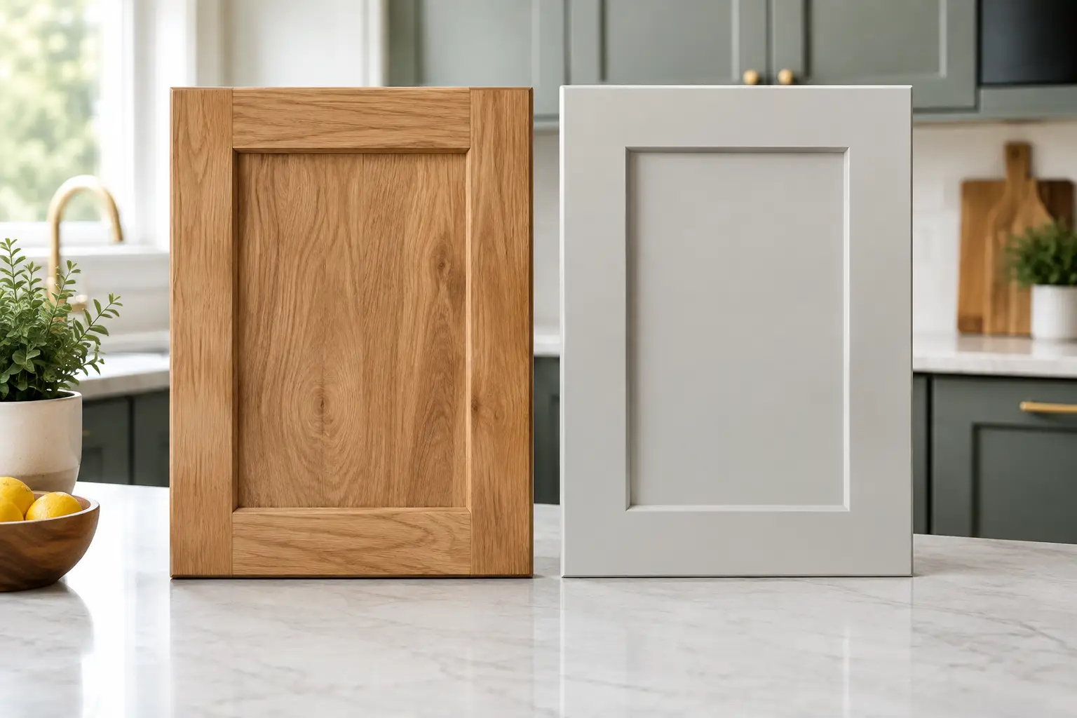 Solid Wood Versus MDF Doors for Kitchens