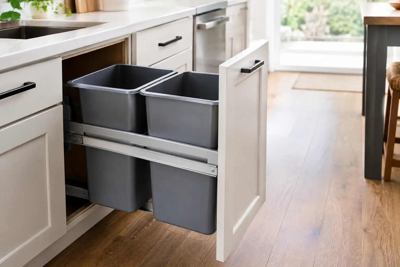 Best Pull Out Bin Systems for Existing Kitchens