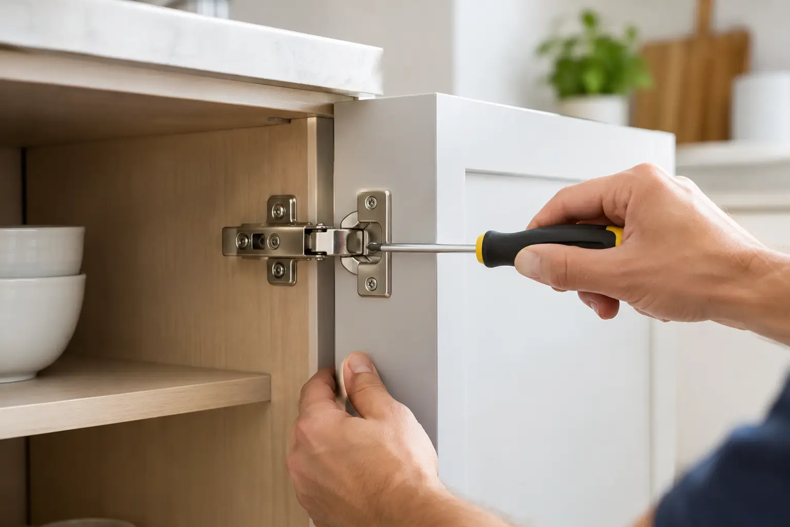 How to Fit Soft Close Hinges to Kitchen Doors