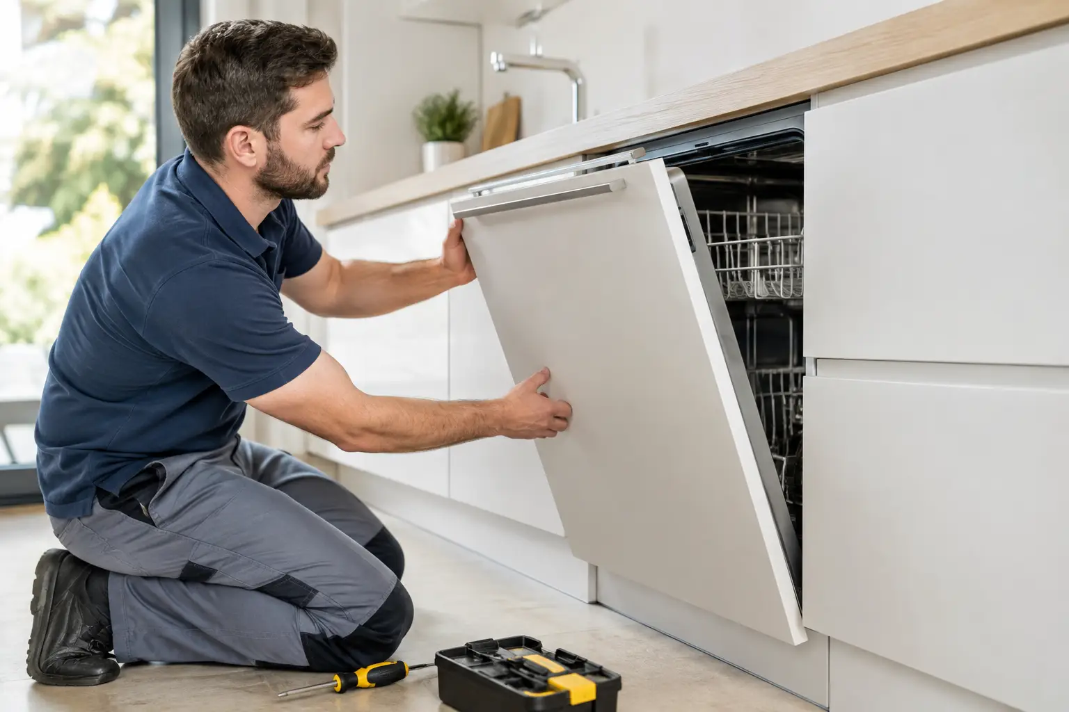 How to Install an Integrated Dishwasher Door