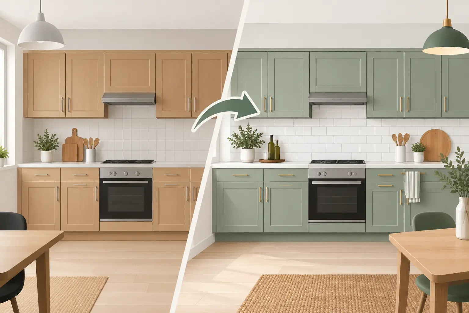 Kitchen Makeover Without Replacing Units