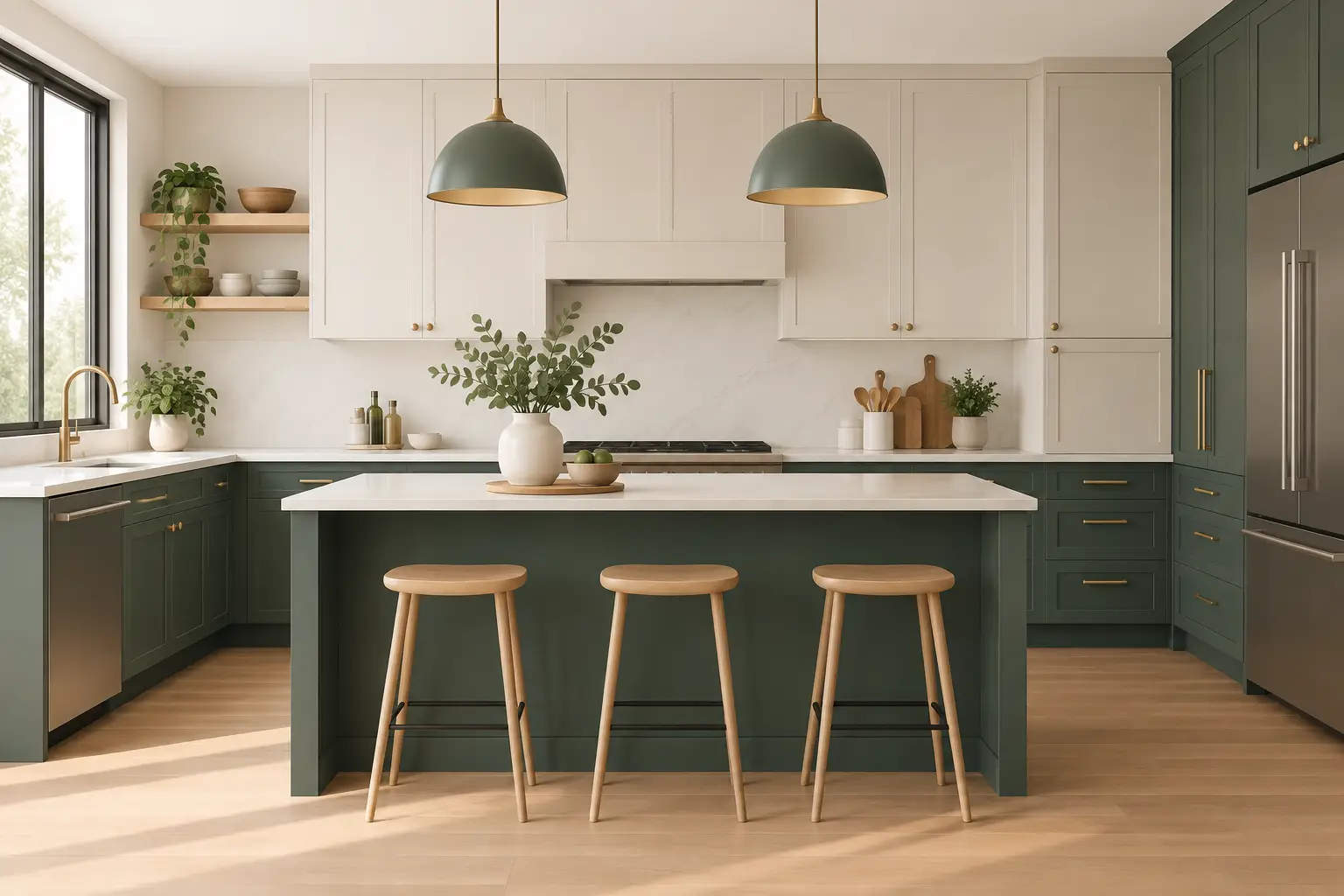 Two Tone Kitchen Trends That Work at Home